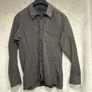 TRUEWERK Men's Cloud LS Sun Work Shirt Grey XL